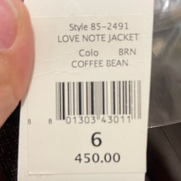 Nanette Lepore Coffee Bean toned Blazer & Skirt set. - Picture 7 of 7